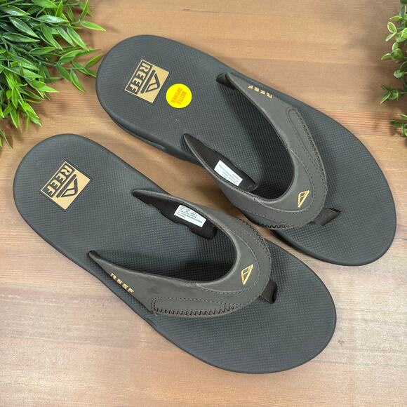 Reef Other - Reef Men's Fanning Flip Flop Thong Sandals Bottle Opener Size 10